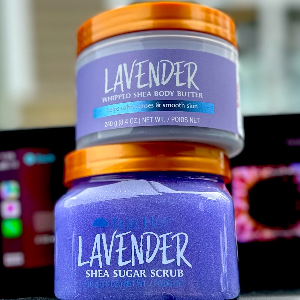 Tree hut lavender body scrub & lotion